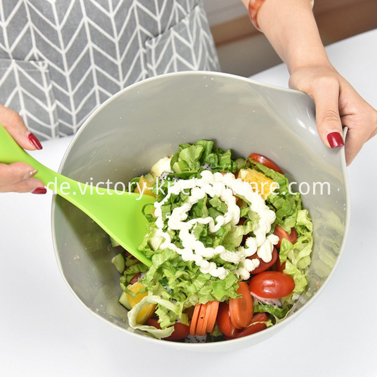 Doppelschicht-Gemüse-Obst-Wasch-Abtropfkorb Double Layer vegetable Fruit washing draining basket